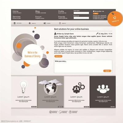 网站模板与网页设计 构建视觉与功能兼备的在线体验